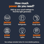 Generac 19,300 Starting Watt Portable Gas Generator - Electric Start - Home Backup or RV Ready - Heavy Duty Frame - Quiet, Long Runtime, Emergency Power - 49-State Compliant