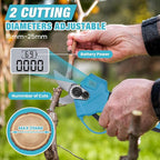 4-in-1 Electric Pole Saw & Pruning Shears Combo Kit, 6″& 8″Pole Saws for Tree Trimming, Cordless Shears and Battery Saw with Extension Pole & 2 x 21V Batteries for Garden Trimming