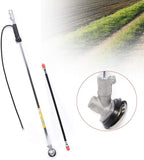 43CC Lawnmower 2-Stroke Air-Cooled Single Cylinder Lawn Mower Grass Catcher Tool Reel Mower Gas Powered Lawn Scarifier Sweeper for Garden Yard Park, 1E40F-5 Engine, TBG430