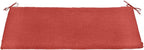 BrylaneHome Bench Cushion - 48" L x 18" W x 3" H - Patio & Outdoor - Water, Stain & Fade Resistant - Geranium