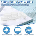 Chlorine Tablets 3 inch 5 Pounds, TABIT Swimming Pool Long Lasting Chlorinating Tablets, Slow Dissolving, Tri-Chlor for Swim Pool, Hot Tubs, Spa