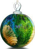 QFkris 4" Hanging Gazing Balls for Gardens Decorative Outdoor Hand-Blown Glass Ornament Friendship Balls Witch Ball for Women