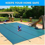 Wood Grip 10 Pack Swimming Pool Cover Stainless Steel Spring with Stopper D Ring and Protective Vinyl Spring Cover - for Winter Safety Pool Covers (10)