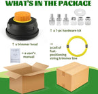 Quintillus H05 Weed Eater Head Universal Trimmer Head String Trimmer Head Bump Feed Weed Wacker Head Grass Trimmer Head Replacement for Weed Warrior, Echo, Husqvarna, Comes with .080 Trimmer Line