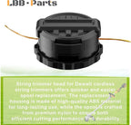 LBB-Parts DWO1DT995 String Trimmer Head Replacement for DEWALT DCST922, DCST925, DCST970, DCST920, DCST990 – 1 Trimmer Head and 2 Trimmer Lines