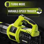 EWORK Cordless Leaf Blower and Hedge Trimmer Combo with 2 x 3.0Ah Batteries, Fast Charger, Electric Leaf Blowers for Lawn Care, 2-in-1 Electric Shrub/Bush Trimmer & Grass Shears