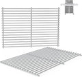 7528 7524 19.5" Grill Grates for Weber Genesis 300 Series Genesis E310 E320 E330 S310 S320 S330 EP310 EP320 EP330 for Weber Genesis 300 Grill Parts, 7MM Stainless Steel