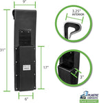 Chainsaw Scabbard - Plastic - Bucket Mounted (Inside Mount ONLY) (Lined) Bucket Truck Parts Built-in Mount, Plastic Scabbard for Mounting Only on The Inside of Your Bucket
