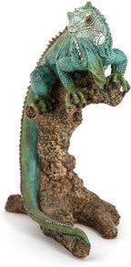 Large Iguana Garden Statue – 22” Realistic Lizard Sculpture for Indoor or Outdoor Use | Tropical Reptile Decor for Patio, Lawn, Poolside, or Home Display – Cast Polyresin Full Color
