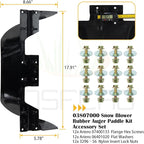03807000 Snow Blower Auger Paddle Replaces Ariens 03807000 Auger Blade for Ariens 522 Snowblower Paddles Ariens SS522E Paddle Ariens SS322, SS322E, SS522, SS722, SS722C, 938017, 22" Snowblower