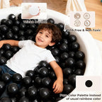 TRENDPLAY Plastic Balls for Ball Pits - Hollow Balls- Safe and Exciting Playtime - Perfect for Baby Pools, Birthday Party Decoration