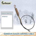 06900439 Auger Control Cable Replacement for Ariens Deluxe 24 28 30 36 Pro Platinum Power Brush Snow Blowers
