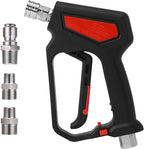 RIDGE WASHER Pressure Washer Gun 5000 PSI, 12 GPM, High Pressure Spray Gun with 1/4" Quick Connector, 3/8'' Quick Connect, M22-14 mm and M22-15 mm Fitting