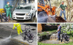4200PSI Pressure Washer 4.0GPM Gas Power Washer 212CC Gas Powered Washing Machine Commercial High Pressure Washer with 25ft Hose&5 Nozzles for Patio Garden Yard Vehicle,EPA/CARB/ETL