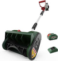 Mellif Cordless Snow Shovel, 12-Inch Brushless Snow Blower Compatible with Makita 18v Battery, Includes 4.0Ah Battery & Charger Kit, Lightweight with Adjustable Chute, Weather-Resistant