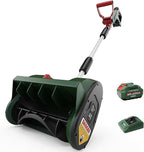 Mellif Cordless Snow Shovel, 12-Inch Brushless Snow Blower Compatible with Makita 18v Battery, Includes 4.0Ah Battery & Charger Kit, Lightweight with Adjustable Chute, Weather-Resistant