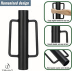 Fence Post Driver T Post Pounder with Handle 18 LB, Heavy Duty Hand Post Rammer for Wooden Posts/U-Channels/Fence Posts, 16 Inch Post Hole Digger (Black)