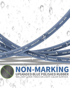 Pressure Washer Hose 150FT 3/8" for Cold and Hot Water 212°F, with Swivel Quick Connect, 4500PSI Kink Resistant Grade Steel Wire Braided, Power Washer Hose With 2pcs M22-14mm Adapter
