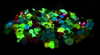Geiomoo Luminous Mini Resin Set, Mixed Model Garden Miniature Accessories for DIY Landscape Home Crafts Decors (150 Pcs)