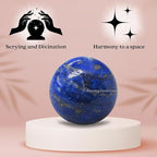 Amazing Gemstone Lapis Lazuli Crystal Ball - 1" Inches Crystal Sphere Meditation Balls for Witchcraft and Decorative Balls - Crystals and Healing Stones Beginners Gift (Pack of 1)