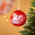 4 Inch Hand Blown Glass Gazing Ball Witches Ball Ornament Garden Patio Window Decor