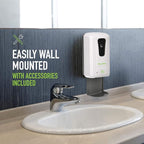 Alpine Automatic Hand Sanitizer Dispenser - Touchless Soap Dispenser with Drip Tray for Restaurant, Hospital, School, Hotel, Kitchen and Bathroom -1200mL Foam