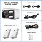 Litheli 288 Series 287Wh Portable Power Station, Lithium Solar Generator with 300W AC Outlet (2×74Wh Packs Shipped Separately), Fast Charge 0–95% in 50 Min for Camping, RV, Van & Outdoor Emergency