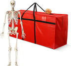 4 Pcs 176 Gallon Large Moving Bags with Zipper and Handles Foldable Storage Duffle Bags Heavy Duty Extra Large Totes for College Dorm Travel Clothes Blankets Bedding Moving (Red)