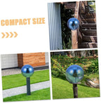 Polished Garden Gazing Reflective Globe Ornament Compact Decorative Sphere for Outdoor Decoration Unique for Photography Prop Delicate Craft Design