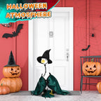 Vinsot Halloween Outdoor Porch Geese Outfit, 23" Patio Yard Porch Desk Goose Coat, Lawn Goose Accessories(Blackish Green, Velvet,Velvet)
