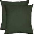 RSH DECOR: Sunbrella Play Square Throw Pillows Set of 2 | 17" x 17" | Water and Fade-Resistant Performance Fabric | Outdoor Pillow Covers with Down-Alternative Inserts | Play Jungle