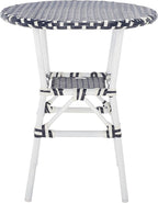 SAFAVIEH Outdoor Collection California Navy/Navy Bistro Table (Fully Assembled)