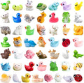 50 Pcs Mini Resin Animals Variety Pack for Miniature Dollhouse Fairy Garden Accessories Home Landscape Aquarium Hide DIY Craft Gifts Party Favors