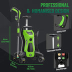 Pressure Washer 5000PSIIMAX Touch Screen Adjustable Pressure with Anti-Tipping Technolog, Spray Handle Smart Control, 5-Nozzle Set, for Cars//Home/Patios, Green