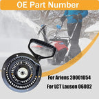 PlumPine 20001054 Pull Start Assembly for Ariens 208cc 223cc 254cc Engine Compact Classic SNO-Tek Deluxe Snow Blower for LCT StormForce Engines Recoil Starter Replacement 06002