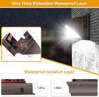 LED Wall Pack Light 120W 18000LM 150LM/W LED Security Flood Commercial and Industrial Outdoor Wall Mount Light 110V-277V IP65 Waterproof WallPack Buildings Lighting for Garages Barn Yard