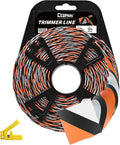 Cluparis 151-Feet Super Heavy Duty Trimmer Line .155-Inch-by-1-Pound Twist Pro Trimmer Line Bulk 3-Component Tri-Extrusion Weed Eater String with Super Line Cutter