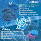 Hot Tub Scum Absorber, Scum Turtle Hot Tub Cleaner Hot Tub Accessories 2 Pack Hot Tub Sponge for Scum Reusable Spa & Pool Cleaner Hot Tub Oil Absorbing Scum Absorber Keeps Water Clean
