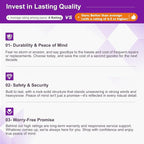 PURPLE LEAF 12' X 20' Patio Hardtop Gazebo Outdoor Pavilion Gazebo with Galvanized Steel Double Roof for Patio Lawn Garden Aluminum with Mosquito Nets and Curtains Grey