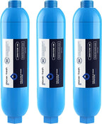 GLACIER FRESH Garden Hose End Pre-Filter for Swimming Pool, Hot Tubs, Spa, Inflatable Pool, Ponds, Greatly Reduces Bad Taste, Odors, Chlorin and Sediment, up to 8,000 Gallons, 3 Pack