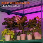 Indoor Greenhouse with Grow Light, 5-Tier Mini Greenhouse 35.4"x19"x74.8" Small Greenhouse with Zippered PVC Cover for Seed Starting Trays, Dimmable Plant Light for Indoor Plants with Timer