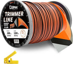 Cluparis 5-Pound Super Heavy Duty Trimmer Line .095-Inch-by-1365-ft Square Pro Trimmer Line Spool 3-Component Tri-Extrusion Weed Eater String with Super Line Cutter