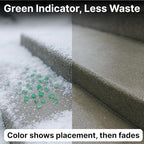Thawtful Pet Safe Ice Melt – Pet Friendly Ice Melt, Snow Melt – Green Granules with CMA, Melts to −12°F (−24°C) - Driveway Salt & Sidewalk Salt for Ice (2 qt. - 4.2 lb.)