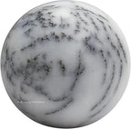 Amazing Gemstone Dendrite Opal Crystal Ball with Stand - 2 Inches Crystal Sphere Meditation Balls for Witchcraft and Decorative Balls
