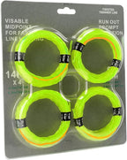 4 Pack String Trimmer Line .095 Compatible with Ego String Trimmer 095 Weed Eater String Pre-Cut Dual Color 3-section Fast-positioning Twisted Trimmer Line Universal Fit Weed Wacker String 14 ft