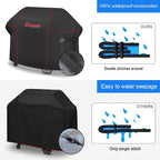 Comnova Grill Cover 51 Inch - 7139 BBQ Grill Cover for Weber Spirit II 300 and Spirit 300 Series Gas Grill Heavy Duty & Waterproof, Outdoor Barbecue Cover for Weber Spirit I & II E310, E330 and E315