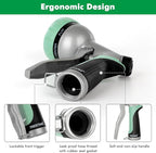 RESTMO Garden Hose Nozzle, Heavy Duty Metal Water Hose Nozzle with 7 Adjustable Spray Patterns, High Pressure Hand Sprayer with Flow Control, Best for Watering Plant & Lawn, Washing Car & Pet, Cyan