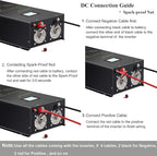 WZRELB 7000W 48V Pure Sine Wave Inverter,48 Volt DC to AC 120V 240V Split Phase Power Inverter,2*AC Hardwire Terminal,14KW Surge,High Efficiency up to 91.6%,Wireless Remote
