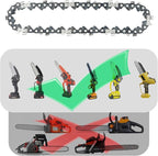 5 Pieces GTA 26 4 Inch Mini Chainsaw Chain for Stihl GTA 26 Replace Blade Pruner Mini Chainsaw Hand Held 4-inch Portable Electric Chainsaw Cordless for Tree Branches 3670 005 0028