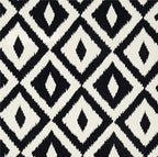 RSH DECOR: Deep Seating Cushion with Pillow Back | 23” x 26” Seat | All-Weather Spun Fabric | Water and Fade-Resistant | Outdoor Chair Cushion Set for Patio Furniture | Black & White Aztec
